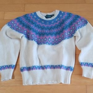 Vintage wool ski sweater